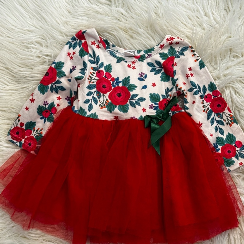 Ma Belle Girls Red Dress